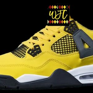 Yellow and Black Sneakers